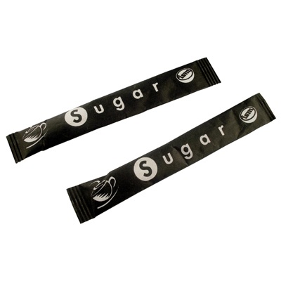 Natural Raw Sugar Sticks Carton of 2000 - White (2000/Ctn)